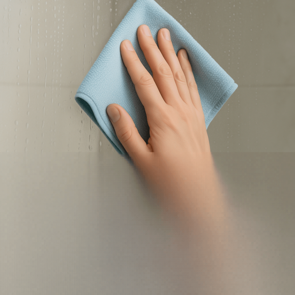 Как ухаживать за стеклянными изделиями: душевые, перегородки, скинали-4