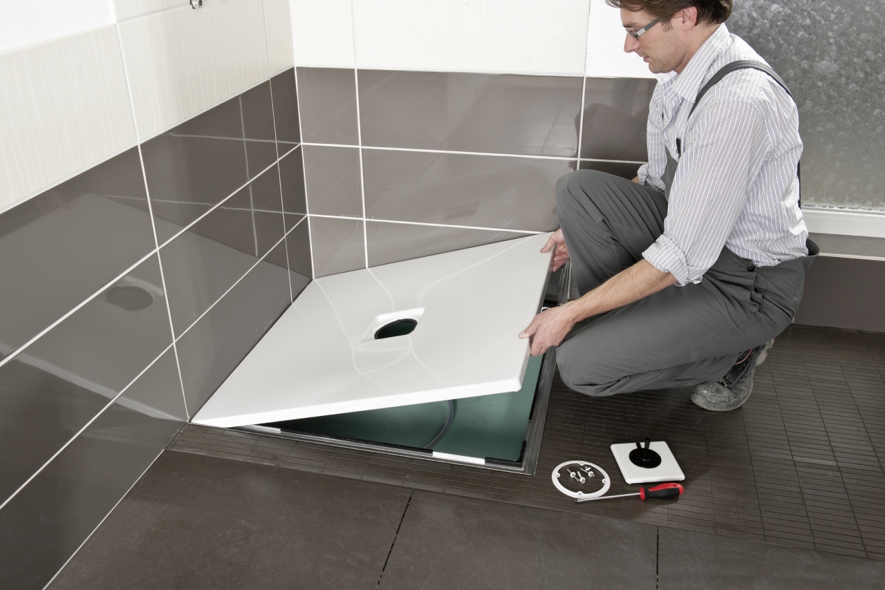 установка поддона